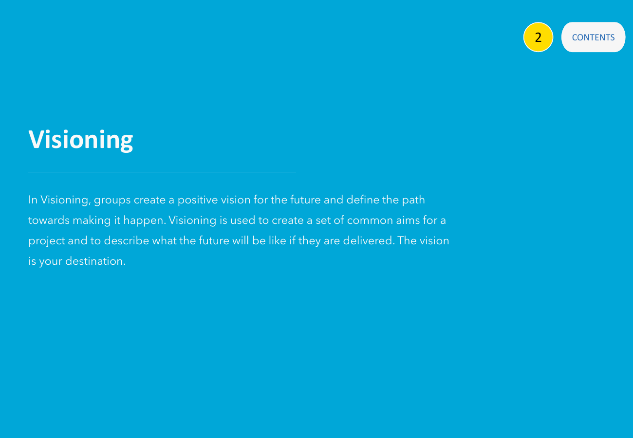 Published toolkit page for Visioning.